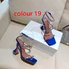 Sandały plażowe slajdy designerskie buty buty buty letnia moda gęsta obcasy obcasy dama sexy taniec metalowy high pięta bar balowy bar damens diament