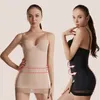 Vrouwen halve slipjes voor onder jurken hoge taille ondertakken naadloze rok buikregel body shaper butt lifter slanke ondergoed 220513