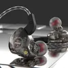 HIFI Subwoofer Wired hörlurar in-Ear hörlurar med mikrofon och avlägsna stereo 3,5 mm headset Earbuds Musikörlurar för iPhone Samsung Huawei Alla smartphones