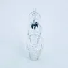 4 inch Mini glass bongs hookah skull shape Smoking Bubble Small Water Pipes Hand Pipe oil burner rig