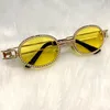 Óculos de sol Kilig BluRay Pretection Retro Redondo Strass Mulheres Vintage Steampunk Sun Óculos Feminino Colorido Cristal Stones1156791