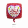 18 Inch Spanish Feliz Dia Mama Foil Balloons Te Amo Mama Love Heart Shape Balloon Happy Mother's Day Decorator Ballon