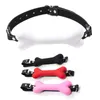 Osso di cane in silicone Bocca aperta Bavaglio orale Finta pelle Cintura per imbracatura BDSM Bondage Strap Fetish Flirt Schiavo erotico Giocattoli sexy Articoli di bellezza