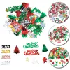 Décoration de fête 15g Flocon de neige Arbre de Noël Table Scatter Confettis Saupoudrer Année Vaisselle Joyeux