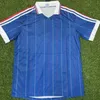 Футбольные майки 1982, 1984, 1986 годов в стиле ретро Мишель Платини HENRY THURAM VINTAGE MAILLOT Таиландские футболки Качественные комплекты мужской футбольной формы Maillots de Football Джерси