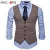 Chaleco de traje de moda para hombre chaleco de vestir Formal Colete Masculino espiga Gilet Fitness chaqueta sin mangas chaleco de boda para hombre XXL 220704