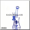 7.6 "Hookahs Glass Bong 2023 Nieuwste aankomst Eddy-windontwerp Beaker kleurrijke pijpen Heady Mini Pipe Dab Rigs Small Bubbler