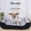 Pet Cat Bed Dog Bed Kennel Pet Mat Teddy Small Medium och Large Dog Supplies Bed Dog House Cat Nest Four Seasons Common 210401