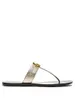 22ss hotsale designers sandals mens womens fashion leather thong slides with gold hardware
