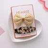 Accessoires pour cheveux Pinces à nœud à imprimé floral Épingles à cheveux pour bébés filles Poignées papillon Épingles à nœud papillon Barrettes pour tout-petits