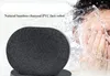 Party Favor Soft Natural Black Bamboo Sponge Beauty Facial Wash Cleaning Cosmetic Puff Charcoal Black