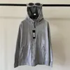 Two lens men hoodies outdoor casual jacket cotton tracksuit zipper coat size black grey