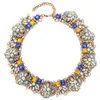 Chokers Ztech Full Crystal Choker Halsband för kvinnor Classic Collar Luxury Statements Jewelry Boho Accessories Party GiftSchokers