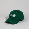 韓国のEMIS野球帽の緑のピークの女性ファッションブランドの日焼け止め帽子男性の柔らかいトップカジュアル220316