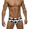 Women's Swimwear Y67 Sexy Yellow Print Low Waist Tight Men Surf Swimming Beach Shorts Pool Swim Trunk Briefs Bikinis Swimsuits