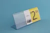 Price card frame 4*10 cm shelf talker data strip label holder clip strip snap signage displays