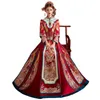 Embroidery Ethnic Clothing Phoenix Bride Costume Toast Clothing Elegant Wedding Dress Vintage Traditional Chinese Women Marriage Set