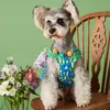 Hondenkleding Kleding Suspender Rok Jurk Teddy Chenery Flower zomer Breathable Puppy Girl Kitty Fashion Cute Princess Yorkshiredog