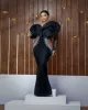 2022 Arabski Aso Ebi Ebi Ebi czarna syrena stylowa sukienki na bal