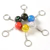 Creative Ball Compass Compass Compase Portable Outdoor Bulchains Backpack Pendant Keyring Chaine