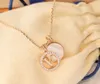 2022 new charm Pendant Necklace luxury gold silver diamond inlaid Fashion Jewelry heart-shaped love necklace women party wedding gifts wholesale