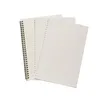 昇華空白のノートブックスパイラルジャーナルワイヤーバウンドプレーンホワイトメモ帳卸売カスタムギフトサイズは混合GCE13543
