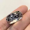 2022 designer de alta qualidade anéis de banda de aço inoxidável moda jóias masculino casamento promessa anel presentes femininos com box289c