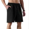 Męskie spodenki Summer Men Casual Trunks trening fitness trening plażowy oddychający bawełniany siłownię krótkie spodnie dresowe press W220426