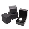 Watch Boxes Cases Accessories Watches Fashion High-End European Men Pu Leather Packaging Display Box Mechanical Storage Gift Drop Delivery