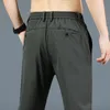 Marke Sommer Herren Casual Hosen Männer Slim Fit Arbeit Elastische Taille Jogger Hose Outdoor Lange Hosen Jogginghose Männlich Plus Größe 38 220704