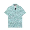 New Designer men's short-sleeved shirt spring and summer casual shirts street hip-hop men Casual T-Shirts print pattern Size M-3XL
