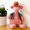 Fábrica entera lindo sombrero de dibujos animados muñeca Animal juguetes de peluche sombrero pequeño pato amarillo cachorro oso bebé elefante juguete de peluche 4566371