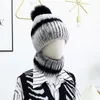 Beanie/Skull Caps Real Rex Fur Hat Women Winter Warm Handmade 100% Lady Ball Beanies CapBeanie/Skull Beanie/SkullBeanie/Skull