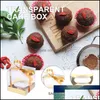 Gift Wrap Event Party Supplies Festive Home Garden Pcs 1 Bag Folding Packaging Boxes Nougat Candy With Ribbon Environmental Protection Cak