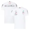 Herr- och kvinnors nya T-shirts Formel One F1 Polo Clothing Top Racing Suit Officiellt Samma stil Lag enhetlig fläkt Kortärmad snabbtorkande topp kan vara O798