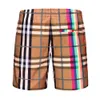 Casual pants for mens summer beach Pants fashion Men's Shorts designer loose style plaid color men jeans large size