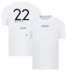 F1 driver T-shirt Formula one with the same custom team uniform 2022 new racing suit summer short-sleeved quick-drying T-shirt