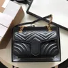 Luxury Fashion bag Women Designer Bags Suede Marmont Ladies Wallet Embroidery Cross body G