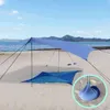 Camping Tent Beach Awning Shade Outdoor Waterproof Car Side Tail Awning Sun Shelter For Self-driving Tour Picnic Camping H220419