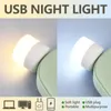 5V 1W Pocket Mini Led Night Light Decor USB Plug Lamp Power Bank Laad USB Book Lights Small Round Round Reading Oogbeveiligingslampen