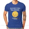 Męskie koszulki Dogecoin oryginalne tshirty Millionaire ładowanie monety monety doge niezbędne personalizowanie Trend Trend Odzież Rozmiar S-6xlje6z