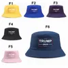 Trump Bucket Sun Cap 28 Style USA Wybory Trump2024 Fisherman Hat Read America Great Party Hats BBE13678