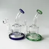 SPRIKLER INLINE PERC HOOFAHS Vatten Glas Bongs Mushroom Cross Percolator Perc med Ash Catcher Oil Dab Rigs Rökningstillbehör CS181