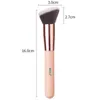 Makeup tool Makeup brush foundation make-up concealer contour professional synthetic hair black/pink 220423