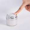 15ml 30ml 50ml Cosmetic Jar Empty Acrylic Cans White Vacuum Bottle Airless Refillable Container Press Lotion Pump SN6559