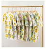 Rompers de bebê Crianças roupas de grife infantil algodão -algodão imprimido Bodysuits de verão boutique casual mangas compridas macacões de macacões recém -nascidos