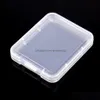 Shatter Container Box Étui de protection Cartes mémoire Boîtes Outil Plastique Transparent Stockage Facile à transporter Wholea49237A Drop Delivery 2021 Othe