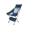 Mobilier de Camp chaise haute pliante Portable Camping en plein air lune tabouret pliable pour randonnée pique-nique chaises siège outils