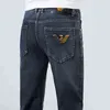 Frühling Koreanische und Sommer Mode Marke Jeans männer Elastische Slim Fit Kleine Bein Gerade Hosen