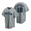 Boston Red''Sox''Männer David Ortiz Nathan Eovaldi Xander Bogaerts J.D. Martinez Rafael Devers Custom Damen Jugend Grau Cooperstown Collection Road Jersey